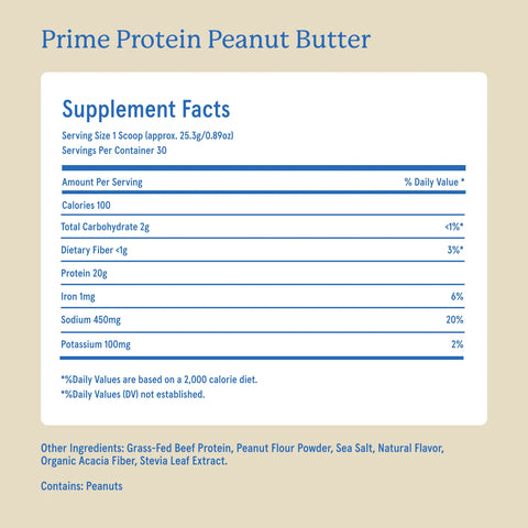 Equip Prime Protein Peanut Butter (1.67 LBS) (Original) Equip Foods