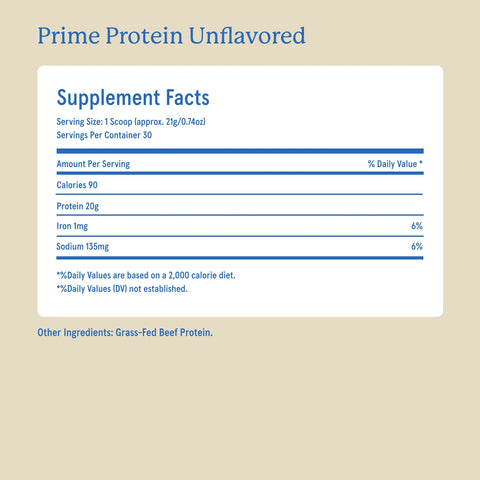 Equip Prime Protein Unflavoured (1.39 LBS) (Stevia Free) Dietary Supplement Equip Foods