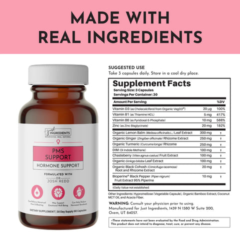 Just Ingredients PMS Support