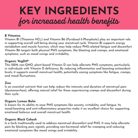 Just Ingredients PMS Support