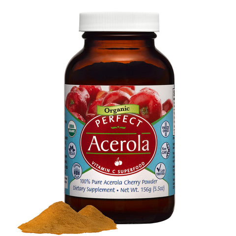 Perfect Acerola Powder - Organic, Vitamin C Superfood - 156g