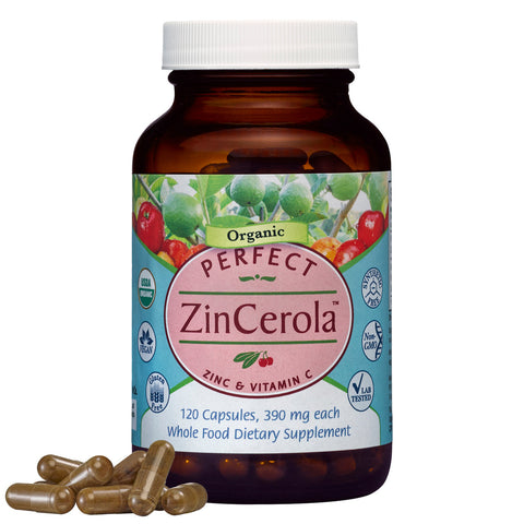 Perfect ZinCerola - Zinc & Vitamin C Superfood - 120 Capsules