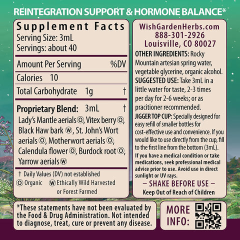 Wishgarden Herbs ReBalance After Birth Hormonal (2oz Pump)
