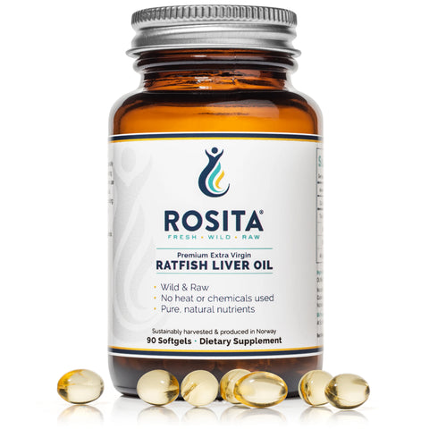 Rosita Extra Virgin Ratfish Liver Oil Softgels Dietary Supplement Goodie Vibes