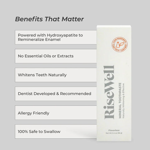 RiseWell Mineral Toothpaste Flavorless