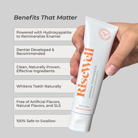 RiseWell Mineral Toothpaste (Mint)