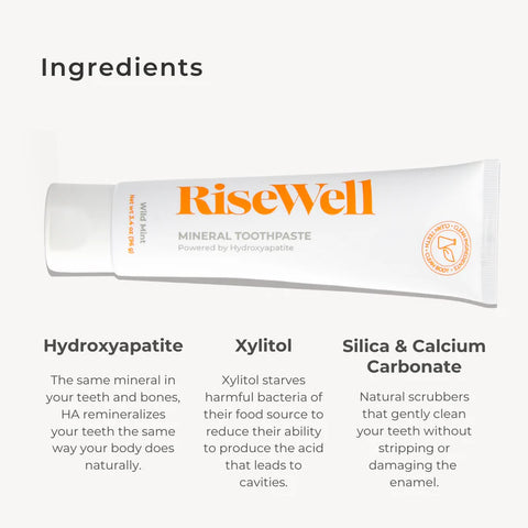 RiseWell Mineral Toothpaste (Mint)