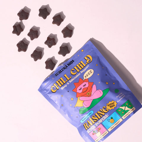 SubLuna No More Monkeys Jumping on The Bed - Calm & Sleep Gummy Supplement SubLuna