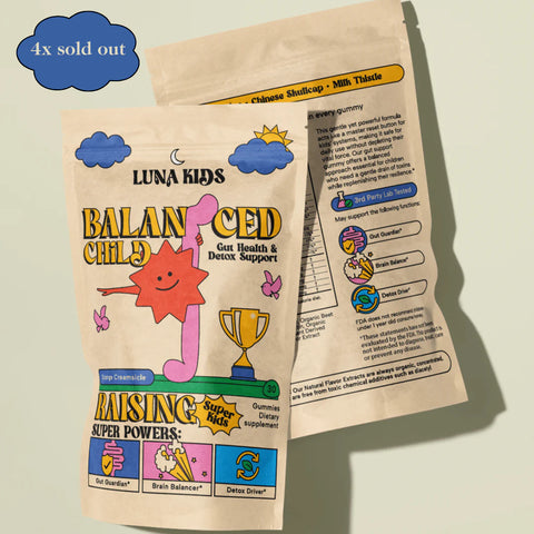SubLuna Balanced Child: Detox & Gut Gummy
