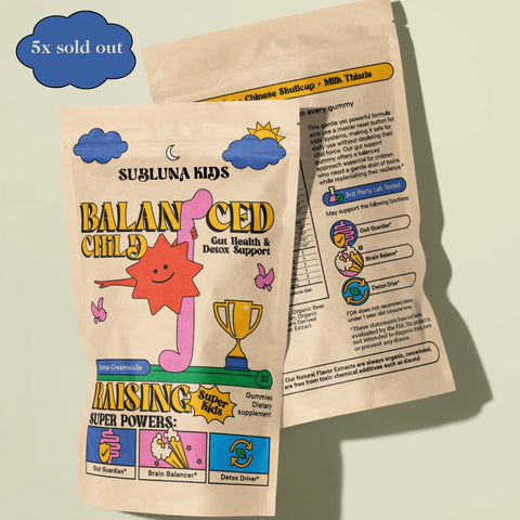 SubLuna Head, Shoulders, Knees and Toes - Detox & Gut Gummy Supplement SubLuna