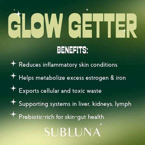 SubLuna Glow Getter Skin and Hormone Detoxifier Supplement SubLuna
