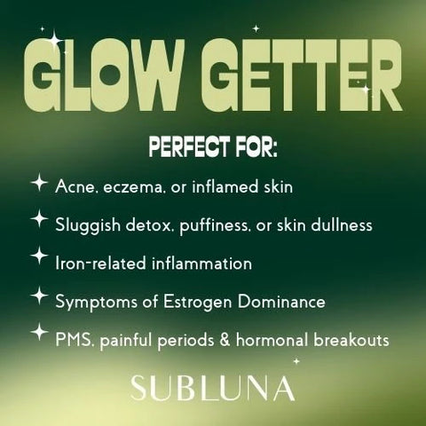 SubLuna Glow Getter Skin and Hormone Detoxifier Supplement SubLuna