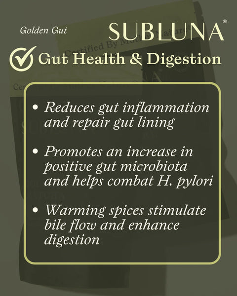 SubLuna Golden Gut: Golden Milk for the Gut Brain