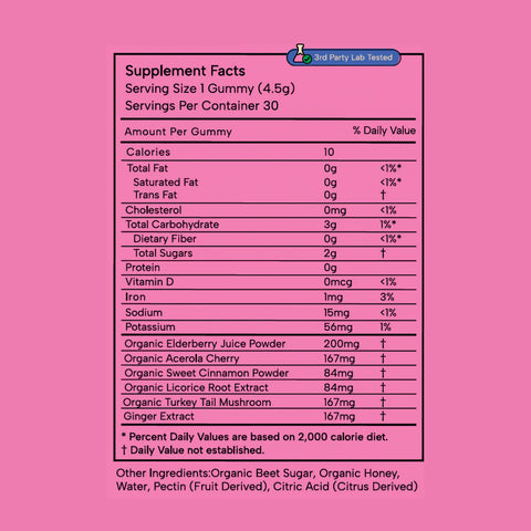 SubLuna Healthy Child: Immune & Illness Gummy Dietary Supplement SubLuna