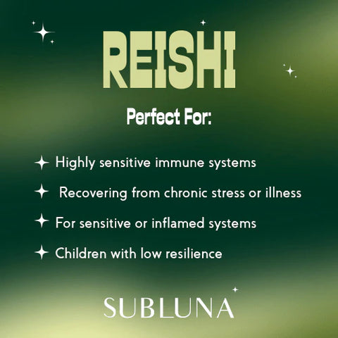 SubLuna Reishi Mushroom Triple Extract® with Nano Extraction Technology Supplement SubLuna