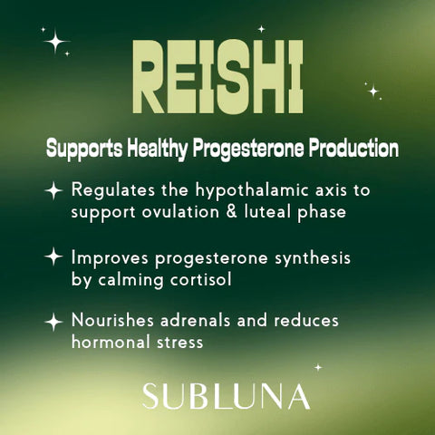 SubLuna Reishi Mushroom Triple Extract® with Nano Extraction Technology Supplement SubLuna