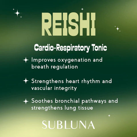 SubLuna Reishi Mushroom Triple Extract® with Nano Extraction Technology Supplement SubLuna