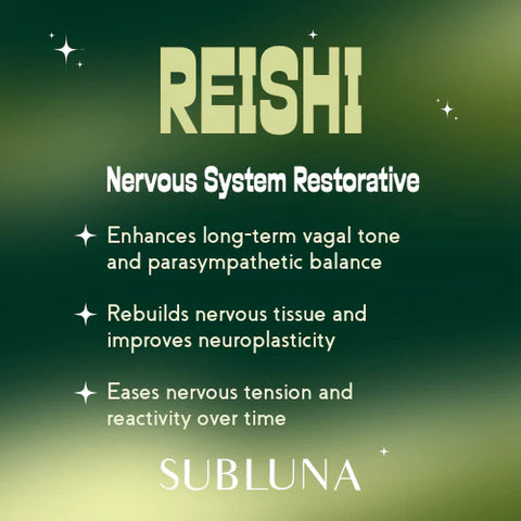 SubLuna Reishi Mushroom Triple Extract® with Nano Extraction Technology Supplement SubLuna