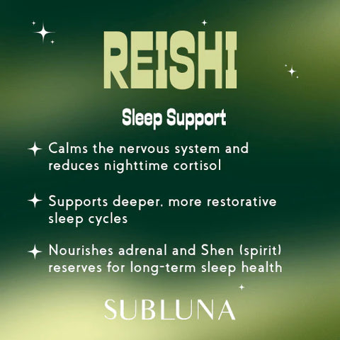 SubLuna Reishi Mushroom Triple Extract® with Nano Extraction Technology Supplement SubLuna