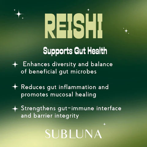 SubLuna Reishi Mushroom Triple Extract® with Nano Extraction Technology Supplement SubLuna