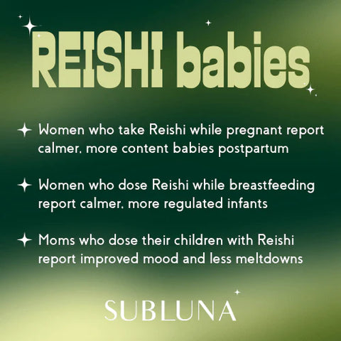 SubLuna Reishi Mushroom Triple Extract® with Nano Extraction Technology Supplement SubLuna