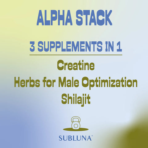 SubLuna Alpha Stack: 3-in-1 Male Performance Gummy Dietary Supplement SubLuna