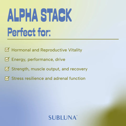 SubLuna Alpha Stack: 3-in-1 Male Performance Gummy Dietary Supplement SubLuna