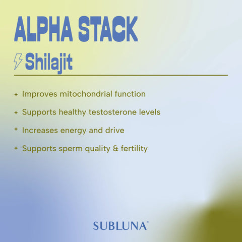 SubLuna Alpha Stack: 3-in-1 Male Performance Gummy Dietary Supplement SubLuna