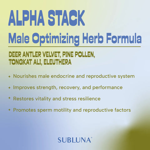 SubLuna Alpha Stack: 3-in-1 Male Performance Gummy Dietary Supplement SubLuna