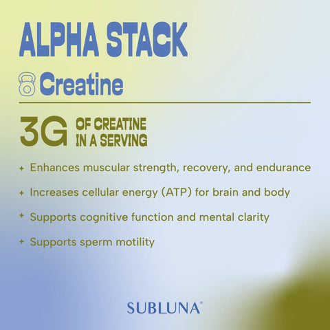 SubLuna Alpha Stack: 3-in-1 Male Performance Gummy Dietary Supplement SubLuna