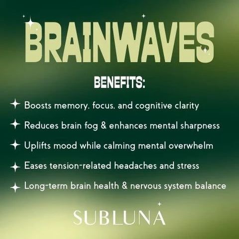 SubLuna BrainWaves: Memory and Mood Support Herbal Supplement SubLuna