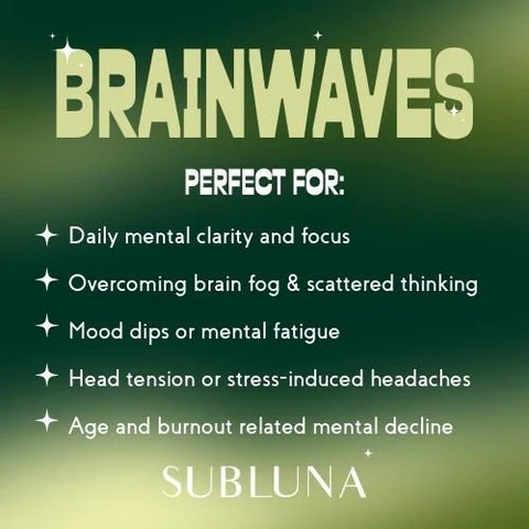 SubLuna BrainWaves: Memory and Mood Support Herbal Supplement SubLuna