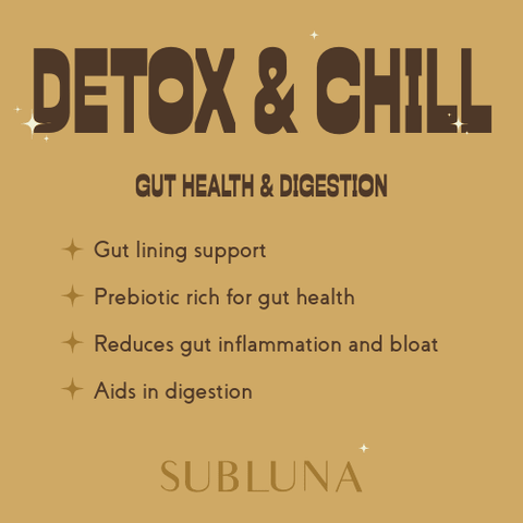 SubLuna Detox & Chill: Adaptogenic Herbal Coffee Dietary Supplement SubLuna