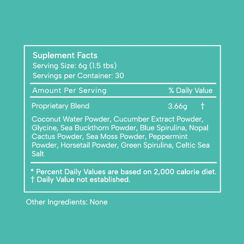 SubLuna Mermaid Water Herbal Electrolyte Mix