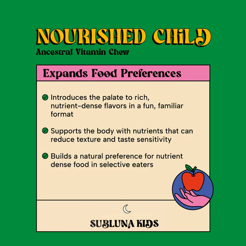 SubLuna Nourished Child: Ancestral Vitamin Gummy- Toasted S'mores Dietary Supplement SubLuna
