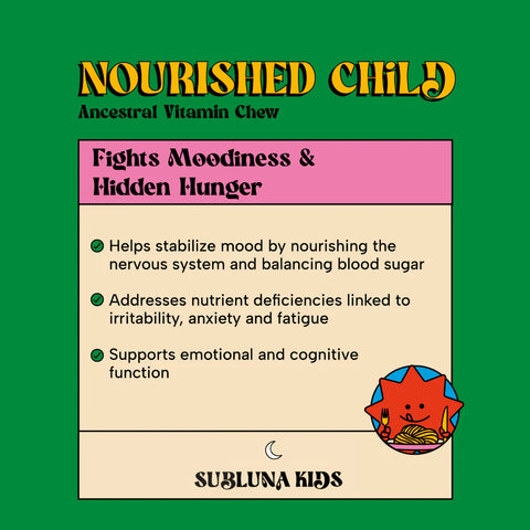 SubLuna Nourished Child: Ancestral Vitamin Gummy- Toasted S'mores Dietary Supplement SubLuna
