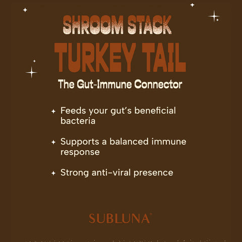 SubLuna Shroom Stack: Medicinal Mushroom Gummies Dietary Supplement SubLuna