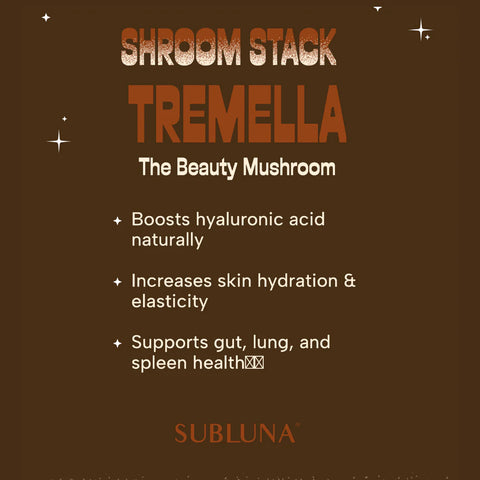 SubLuna Shroom Stack: Medicinal Mushroom Gummies Dietary Supplement SubLuna