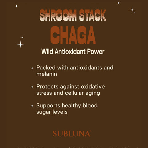 SubLuna Shroom Stack: Medicinal Mushroom Gummies Dietary Supplement SubLuna