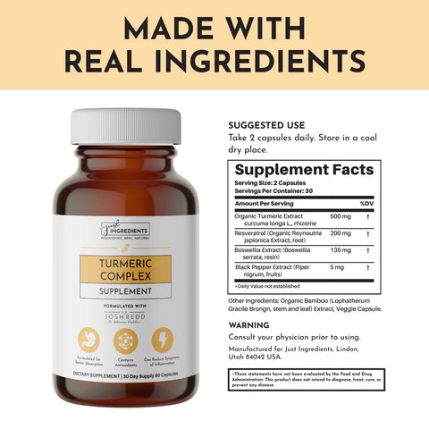 Just Ingredients Turmeric Complex