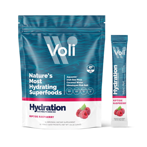 Voli Hydration - Riptide Raspberry (15 Sticks) Dietary Supplement Voli