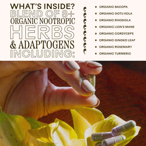Wooden Spoon Herbs Brain Bloom