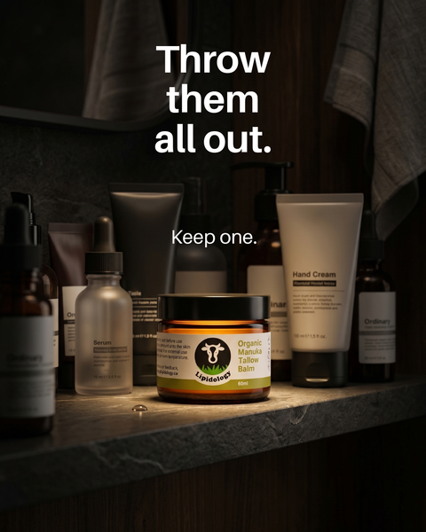 Manuka Honey Tallow Balm — Antibacterial & Ultra-Nourishing Lipidology