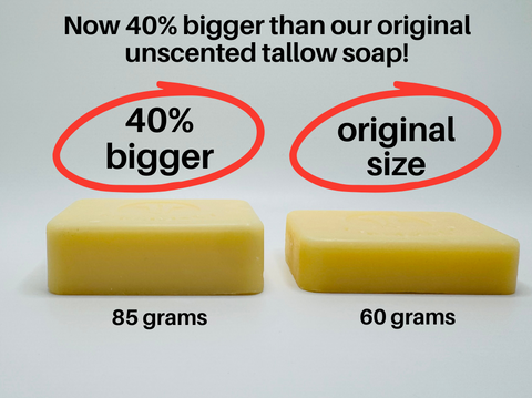 Unscented Tallow Soap, 85 g - by Lipidology Goodie Vibes