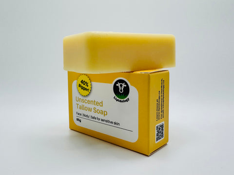 Unscented Tallow Soap, 85 g - by Lipidology Goodie Vibes