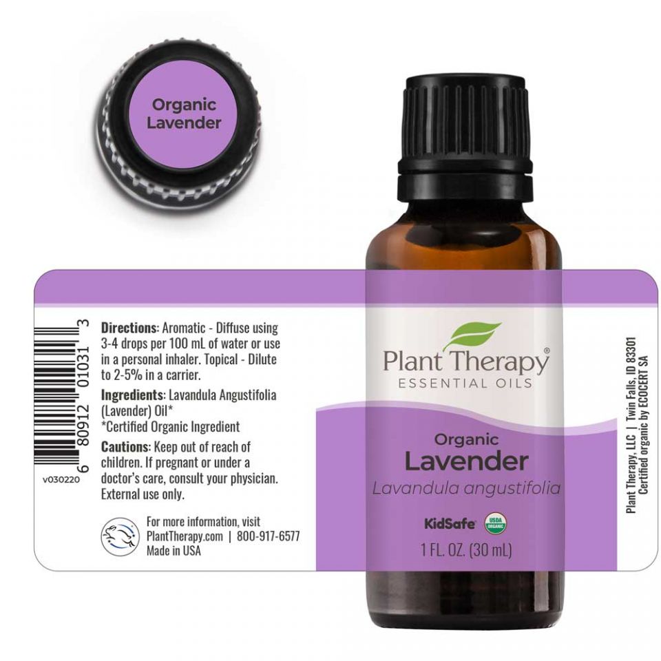 Organic Lavender Essential Oil 30ml