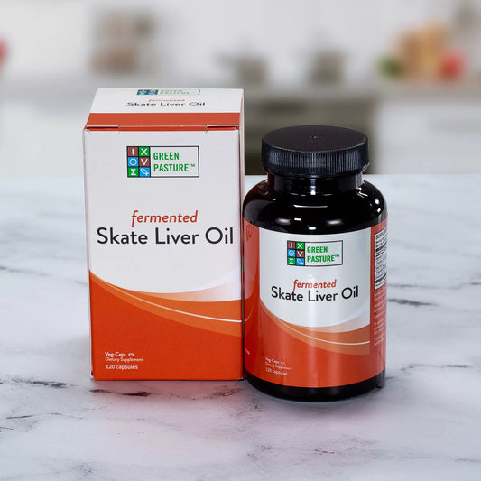 Green Pasture Fermented Skate Liver Oil – 120 Capsule