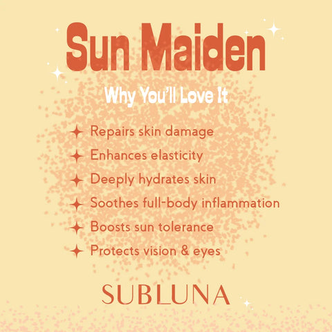 Subluna Sun Maiden Herbal Electrolyte: for Sun Protection & Skin Renewal
