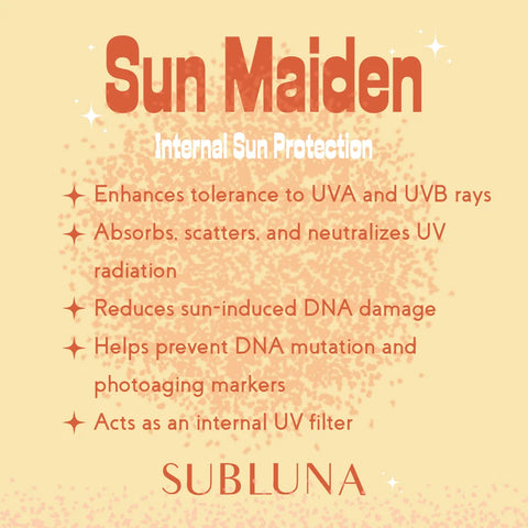 Subluna Sun Maiden Herbal Electrolyte: for Sun Protection & Skin Renewal