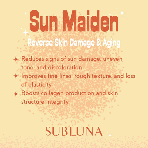 Subluna Sun Maiden Herbal Electrolyte: for Sun Protection & Skin Renewal